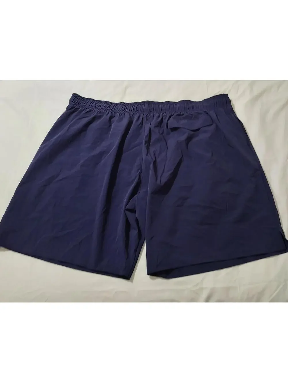 Hodo Swim Shorts Mens Size 6XL Big & Tall Lined Navy Blue Drawstring Summer EUC